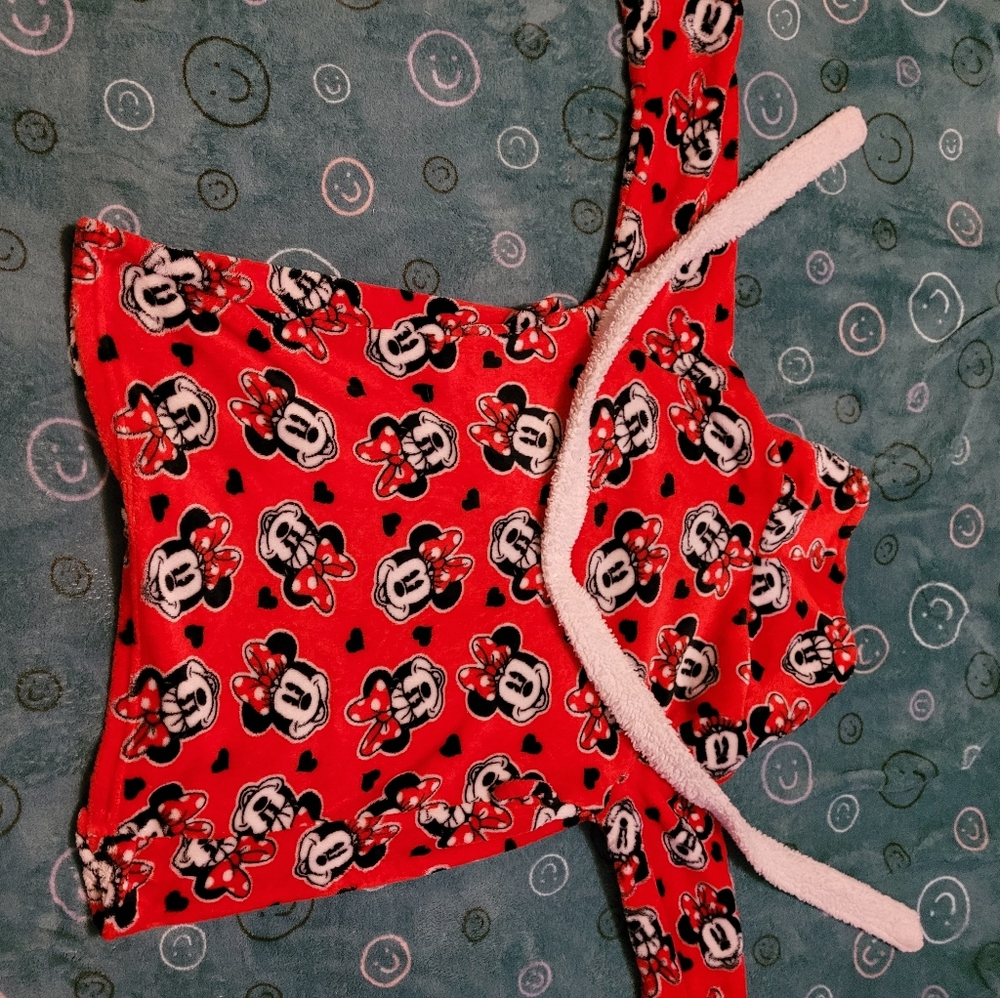 Minnie Mouse Bath Robe 4T/5T - Picture 4 of 4